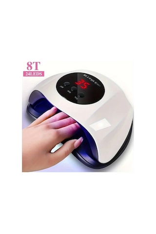 Willowhaven Profesyonel Auroramuse Led Tırnak Lambası Beyaz Akıllı Sensörlü Otomatik Kapanma Hızlı Jel Oje Kurutucu Usb Dijital Zamanlayıcı Salon Ve Ev Kullanımı