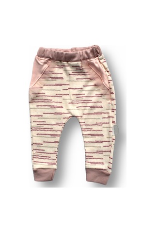 0-3 3-6 6-9 Ay Süslü Ördek Nakışlı Uzun Kollu Sweatli 2li Kız Bebek Takımı Pembe