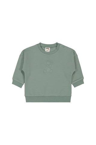 Civil Baby Teddy Baskılı 6-18 Ay Sweatshirt Çağla Yeşili