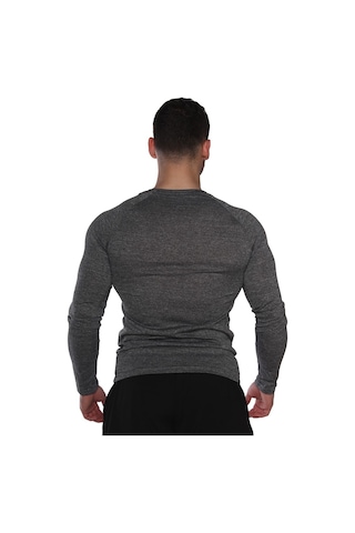Musclecloth Pro Stretch Uzun Kollu T-Shirt Füme