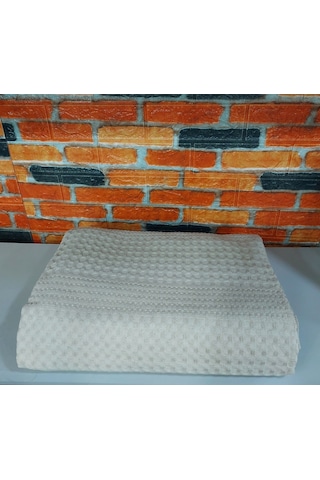 Şaheser %100 Pamuk Çift Kişilik Pike 240x220 Tek Pike -sütlü Kah