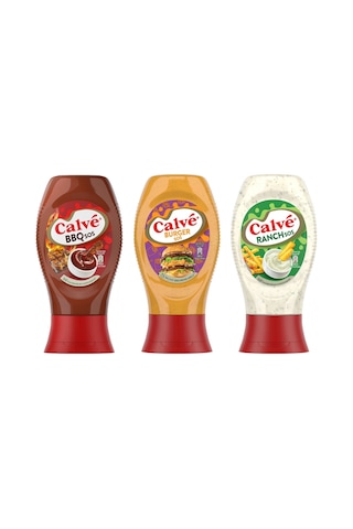 Calve Bbq - Burger - Ranch Sos 3 Lü Karma Paket