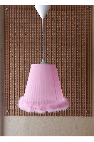 N-23 Pembe Organze Yatak Odası Çocuk Ve Bebek Odası Avize Pembe