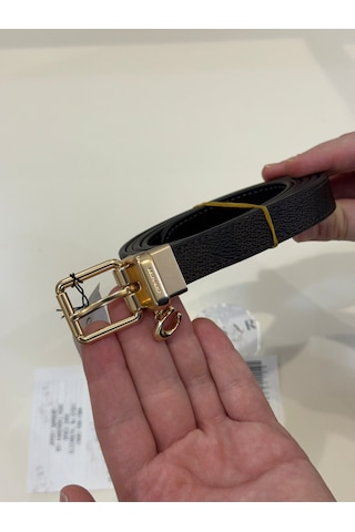 Coach Roller Kemer C Charmlı Monogram Acı Kahverengi