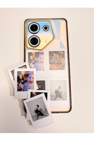 Mikro Polaraid Fotoğraf Baskısı Telefon Kılıfına Fotoğraf 4 Adet 5x7