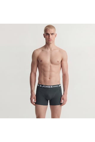 Jack & Jones Erkek Siyah Logolu 3'lü Boxer Paketi - Sense - 12081832 Scarab