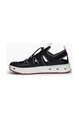 Strike Bluefin Sandal - Black Lthr&text W/purple