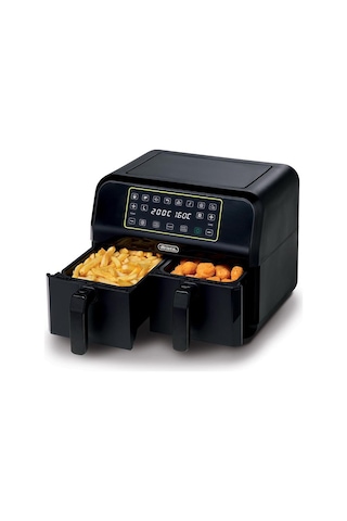 Ariete Airy Fryer Dual 4623 Çift Hazneli Xxl 8 Lt 1700 W Yağsız Fritöz Teşhir