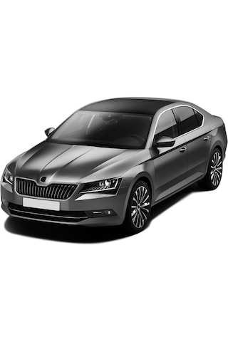 Skoda Super B Krom Cam Çerçevesi Tam Tur 2015+ Paslanmaz 12 Parça