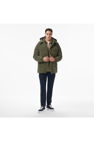Nautica Erkek Yeşil Regular Fit Mont Düz J57043t Yeşil