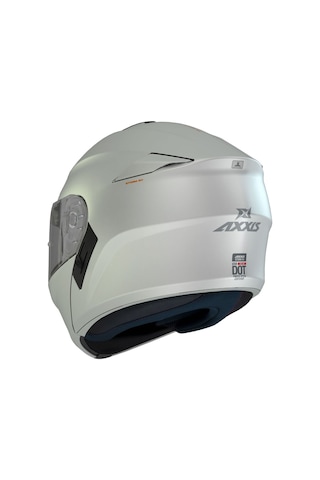 Axxıs Storm Sv Solid A0 Gloss Çene Açılır Motorsiklet Kaskı Beyaz