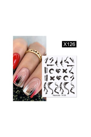 Su Transferli Nail Art Sticker X126 53622-2