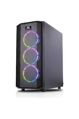 Powerboost X58Rgb Usb 3.0 Mesh 4 X Rgb Fanlı Gaming Kasa (Psu Yo