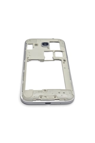 G360 Core Prime 3g Orta Kasa G360 Çift Hatlı Uyumlu Orta Kasa Çerçeve + Ses Açma Tuş Plastik Ve Kamera Camı Gri