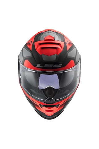 Ls2 Storm 2 Faster Mat Kırmızı-Titanium Kask
