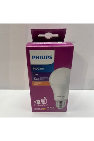 Philips Mycare 13 W 2700k Sarı Işık E27 Led Ampul Seçenekler