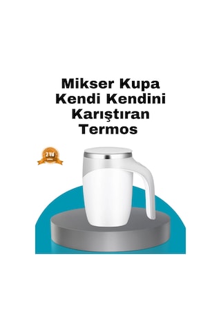 Manyetik Otomatik Karıştırma Bardağı Şarjlı, Paslanmaz Ve Pratik Renkli