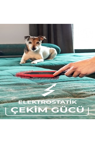 Vld0000000469 Vileda Pet Pro Elektrostatik Tüy Toplayıcı Fırça, Dar Alanlar İçin İdeal, Yıkanabilir, Uzun Ömürlü Vileda