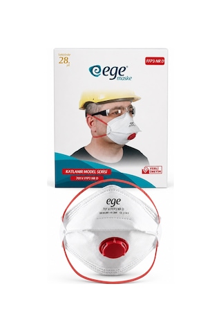 Ege 701 Ffp3 Nr N99 Ventilli Maske10'Lu