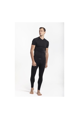 Oıl Company Termal İçlik Üst Kısa kol V Yaka Unisex Pp Seamless Ocp007 001