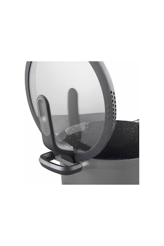 Berghoff 8501025 Gem Stay Cool Gri Döküm Tencere 24 cm