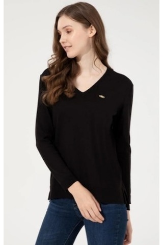 U.s. Polo Assn. Kadın Siyah Basic Kazak Siyah