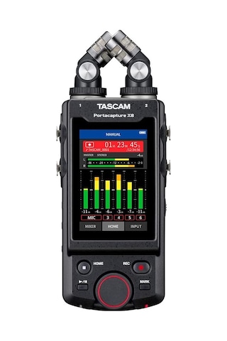 Tascam Portacapture X8 Dokunmatik Ekranlı Çok Kanallı Kayıtçı
