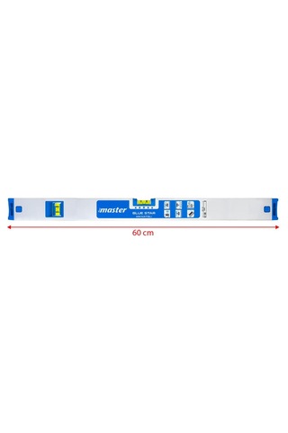 Master 506892 Blue Star Mıknatıslı Su Terazisi 60 Cm