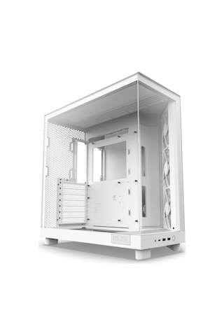 Nzxt H6 Flow CC-H61FW-01 3 x 120 MM Atx Oyuncu Kasası Beyaz