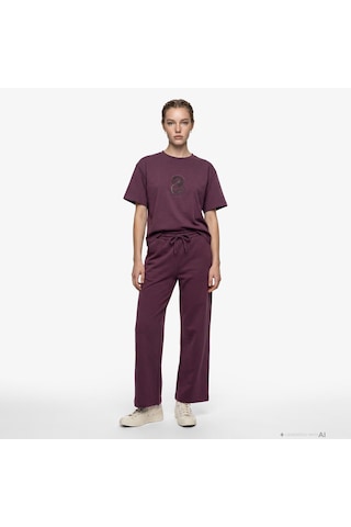 Unıted4 Regular Fit Kadın Bordo Eşofman Altı Bsc-wp26aw 2851846