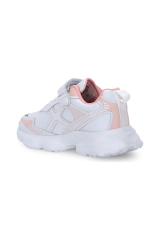 Slazenger Fıffy Kız Çocuk Cırtlı Beyaz / Pembe Günlük Spor Ayakkabısı Beyaz - Pembe