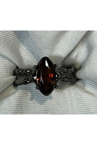 Dükkan Design Elmas Kesim Trend Yüzük Antrasit