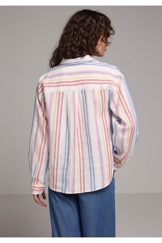 Colin's Colins Fashion Fit Shirt Neck Çizgili Kadın Çok Renkli Uzun Kol Gömlek Cl1080979 Q1.v1 Mtc