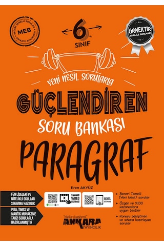 6. Sınıf Paragraf Güçlendiren Soru Bankası Ankara Yayıncılık 6. Sınıf Paragraf Güçlendiren Soru Bankası Ankara Yayıncılık