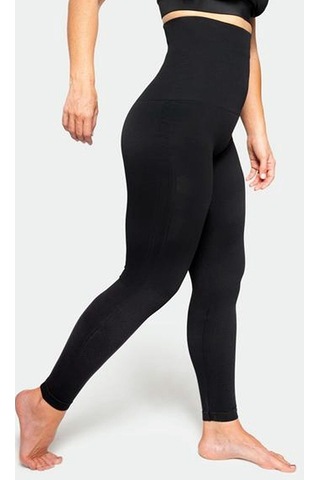 Akdağ Sportswear Dikişsiz Yüksek Bel Toparlayıcı Korseli Bel Bantlı Siyah Korse Taytsiyah L Siyah
