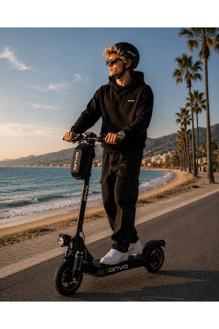 Onvo Ov-012 800 W Kasklı Scooter Siyah