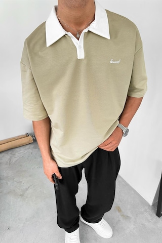 Su Yeşili Bound Polo Yaka Outplenty Premium Oversize Tişört Su Yeşili
