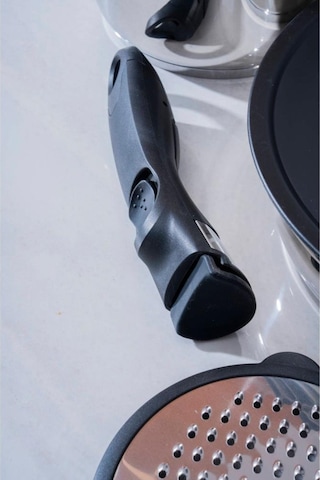 Acar Mars 12 Parça Çelik Tencere Seti Krt-08620 Siyah