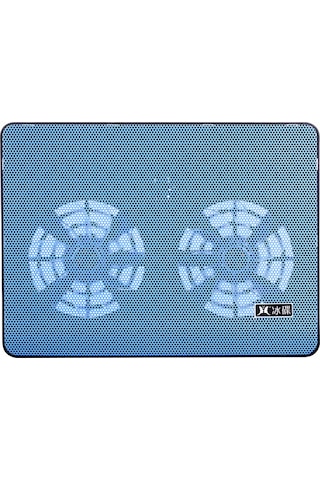 Reedark 17 İnç Altı Notebook Soğutucu, İki Fanlı Tasarım, İki Usb Besleme, Mavi Renk, Abs+demir Ağı Malzeme