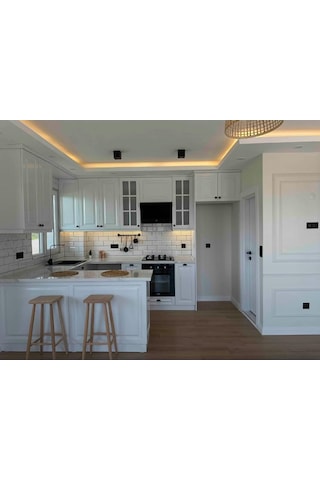 Geppetto Home Ahşap Kare Bar Tabure Sandalye Diğer