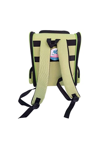 Pet Pretty Süperior Kedi Ve Köpek İçin Fleli Sırt Çantası Yeşil