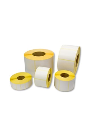 50x50 Mm Termal Etiket, Barkod/adres/kargo Termal Etiketleri, Zebra Ve Diğer Yazıcılarla Uyumlu 1