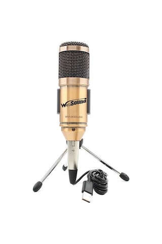 WellSound BM-800 USB Profesyonel Masa Mikrofonu