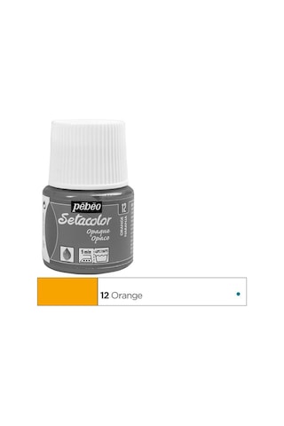 Pebeo Setacolor Opak Örtücü Kumaş Boyası Orange 295-12