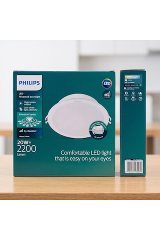 Philips 20w 4000k Ilık Beyaz 2100 Lümen Meson Comfortable Led Spot Armatür 190mm Dış, 175mm Delik Çapıdır