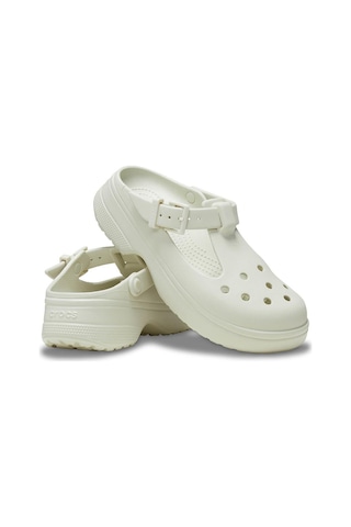 Crocs Classic Mary Jane Clog Kadın Terlik - Ekru