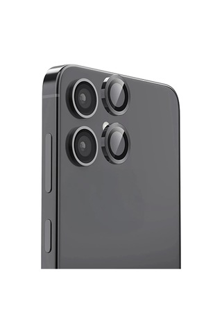Storeşahin Samsung Galaxy A06 Uyumlu Raze Metal Kamera Lens - Siyah Shn0720 Siyah-