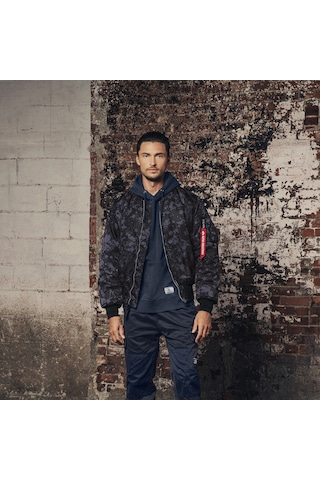 Alpha Industrıes Alpha Industries Ma-1 Flight Erkek Siyah Ceket
