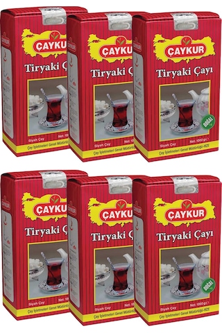 Çaykur Tiryaki Siyah Dökme Çay 6 x 1 KG
