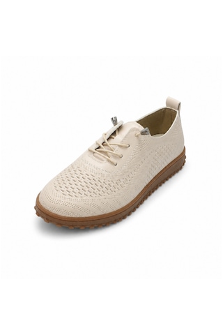 Tarzbu Casual Topuk Dikeni İçin Ortapedik Tabanlı Loafer Makosen Kadın Günlük Yumuşak Ayakkabı Tarzloaferyaz1 Krem